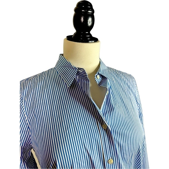 J. Crew Stretch Perfect *Like New* Stripe Shirt S - Picture 3 of 7